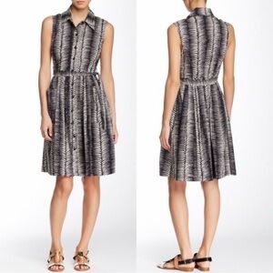 Plenty by Tracy Reese Shirt Dress Size 6 Amy Sleeveless Printed Cotton Poplin